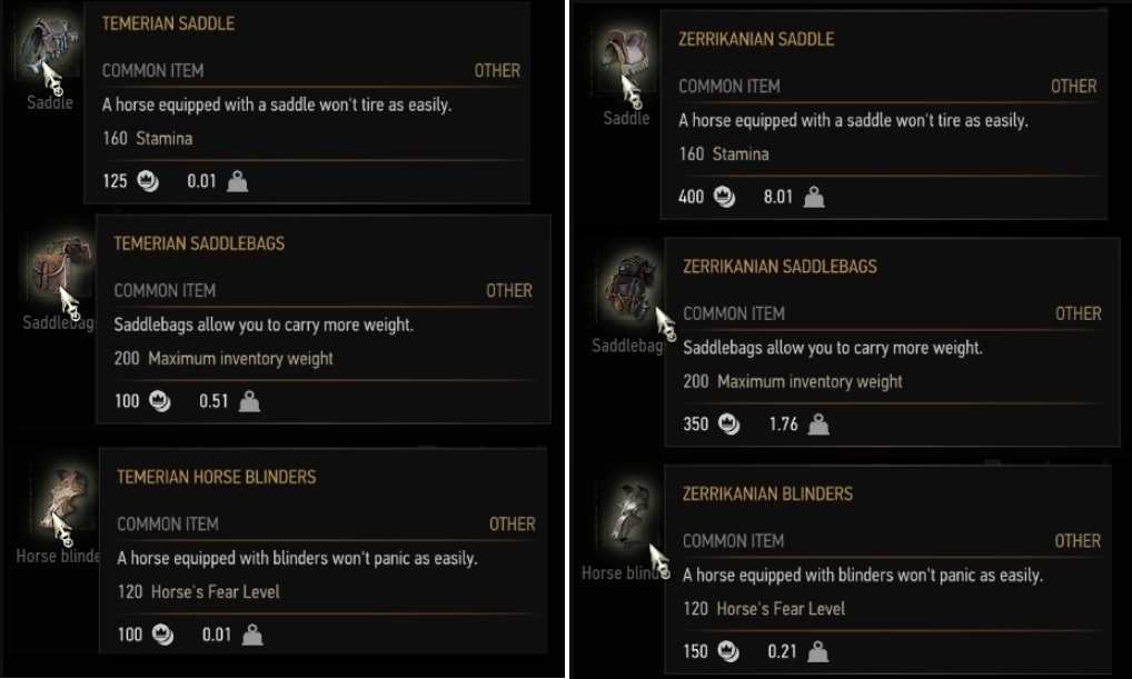 《巫師3次世代版》更好的馬具MOD