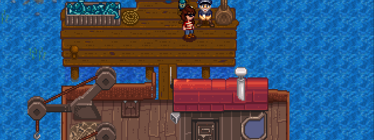 《星露谷物語》漁船捕魚MOD