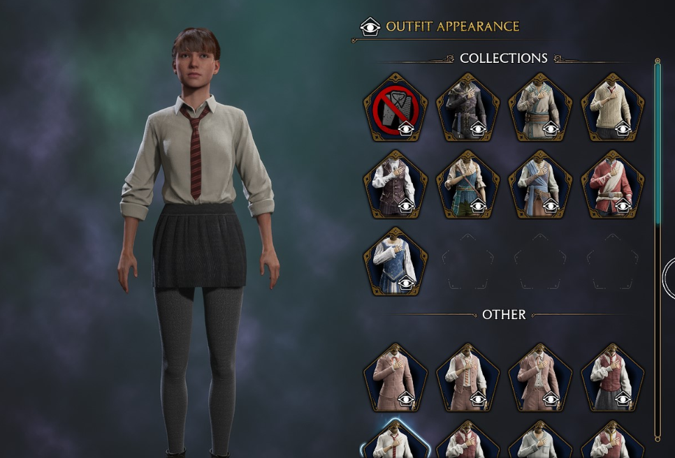 《霍格沃茨之遺》學生短裙MOD