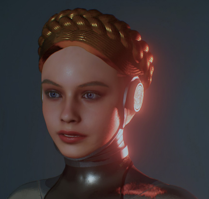 《生化危機2：重制版》克萊爾原子之心賽博面部MOD[兼容新版本]