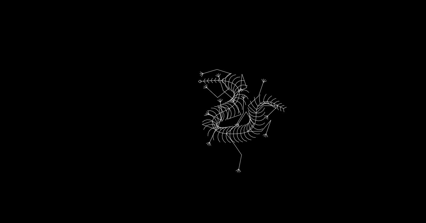 《Wallpaper Engine》鼠標跟隨蜈蚣簡筆畫動態壁紙