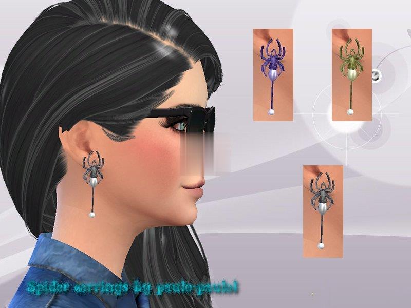 《模擬人生4》蜘蛛耳環(huán)MOD