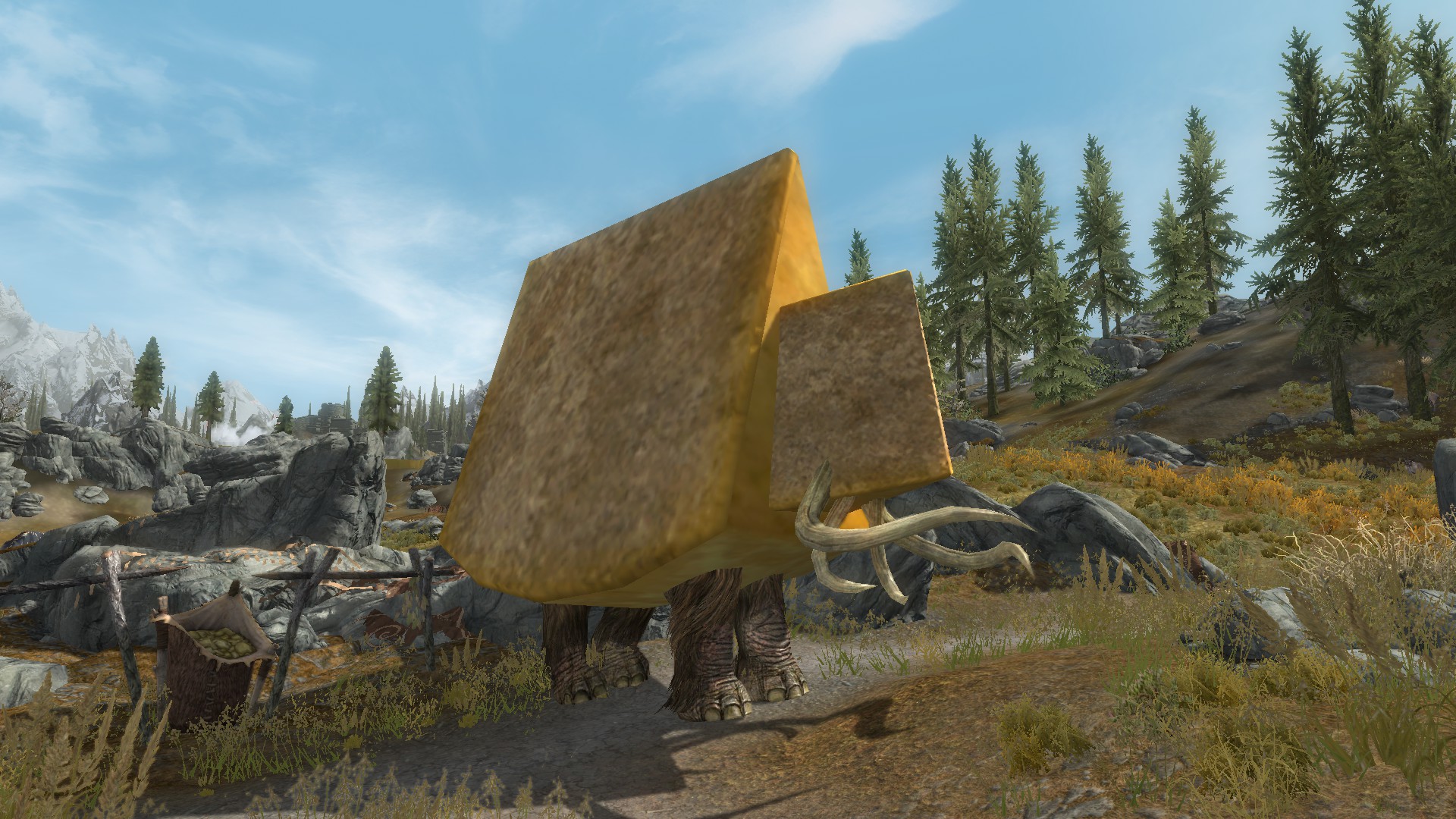 《上古卷軸5：天際重置版》奶酪猛犸象坐騎MOD