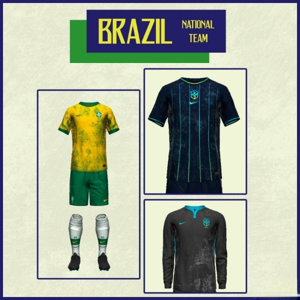 《FIFA 22》巴西假想版球衣補(bǔ)丁
