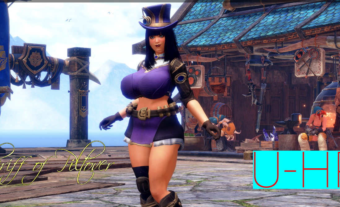 《怪物獵人崛起：曙光》UHPN性感皮城女警服裝MOD