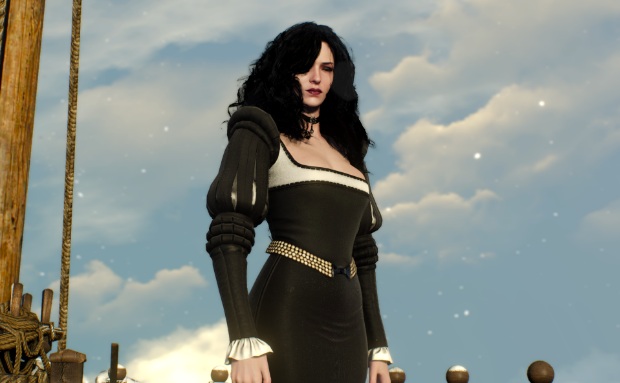《巫師3次世代版》葉奈法始終穿禮服MOD