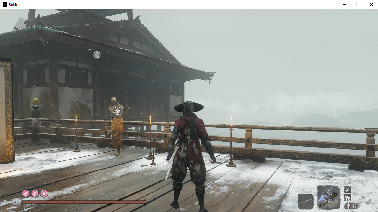 《只狼：影逝二度》紅底白毛黑斑花貓服MOD