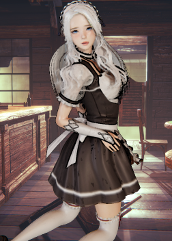 《AI少女》性感白發女仆小姐姐MOD