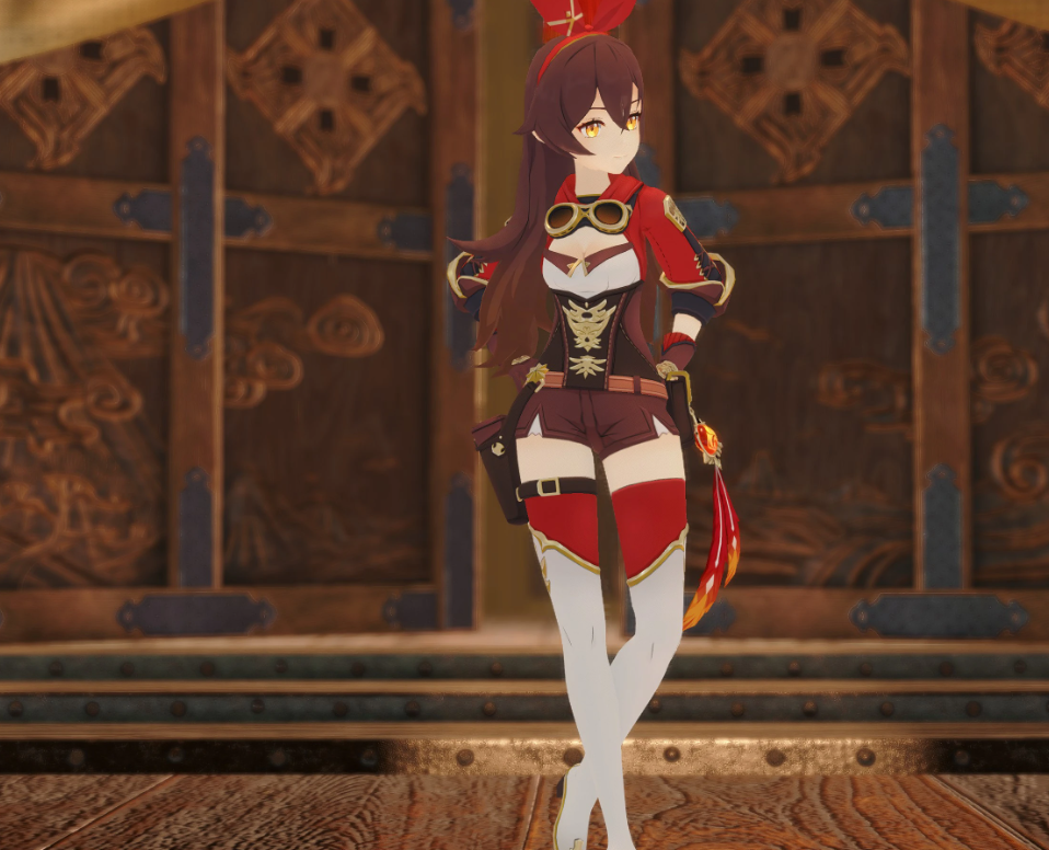 《怪物獵人崛起：曙光》快樂小火把安柏MOD