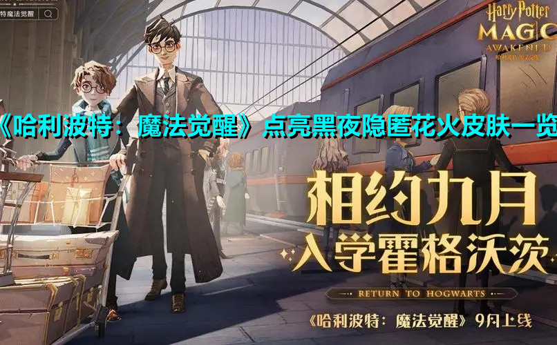 《哈利波特：魔法覺醒》點亮黑夜隱匿花火皮膚一覽