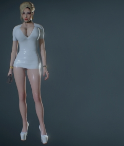 《生化危機2：重制版》艾達白色皮衣MOD