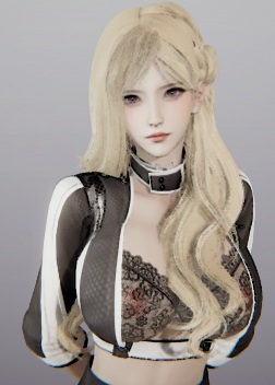 《AI少女》金發(fā)黑絲美形少女MOD