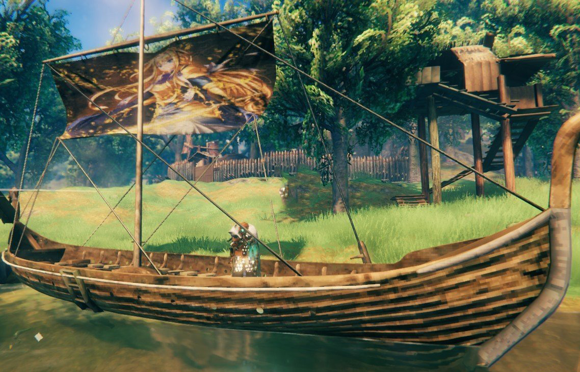 《Valheim：英靈神殿》刀劍神域愛麗絲船帆MOD