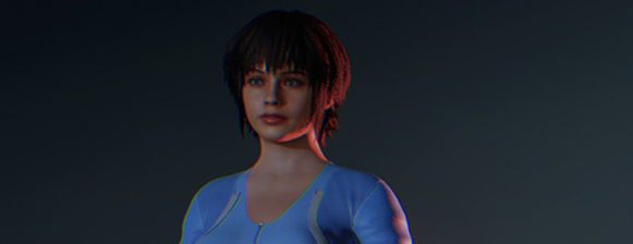 《生化危機2：重制版》克萊爾cos草薙素子無上衣MOD[僅支持舊版本]