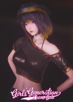 《AI少女》蜂腰曲線短發美女MOD