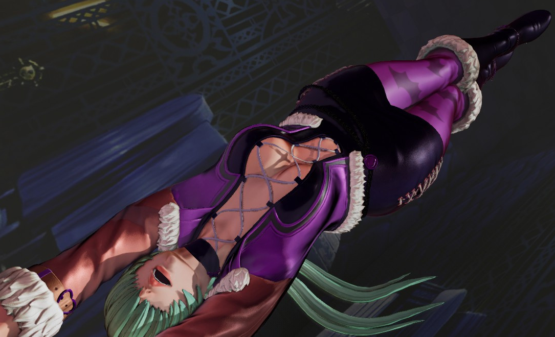 《拳皇15》魅魔莫莉卡紫衣絲襪風格夏爾米MOD
