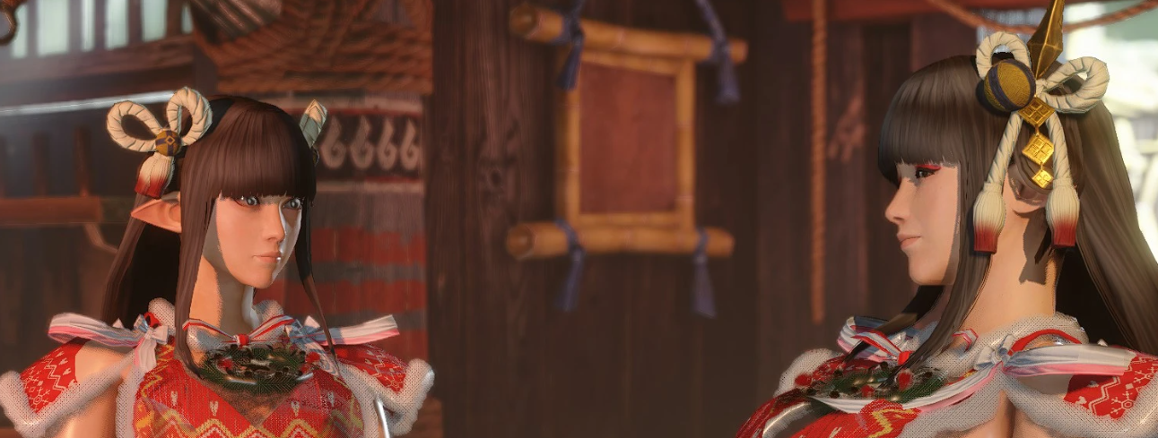 《怪物獵人崛起：曙光》死或生性感新年服裝水蕓火芽MOD