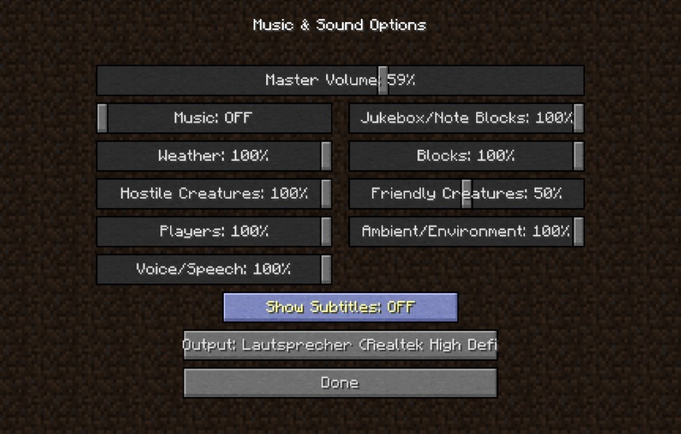 《我的世界》1.16.5音源切換MOD