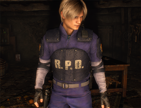 《生化危機4：重制版》里昂生化2作戰服MOD[DEMO]