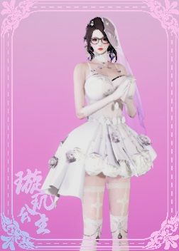 《AI少女》白絲婚紗眼鏡新娘MOD