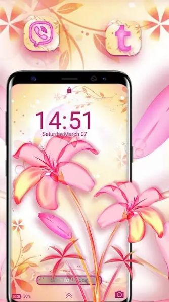 Lily Pink Theme Launcher