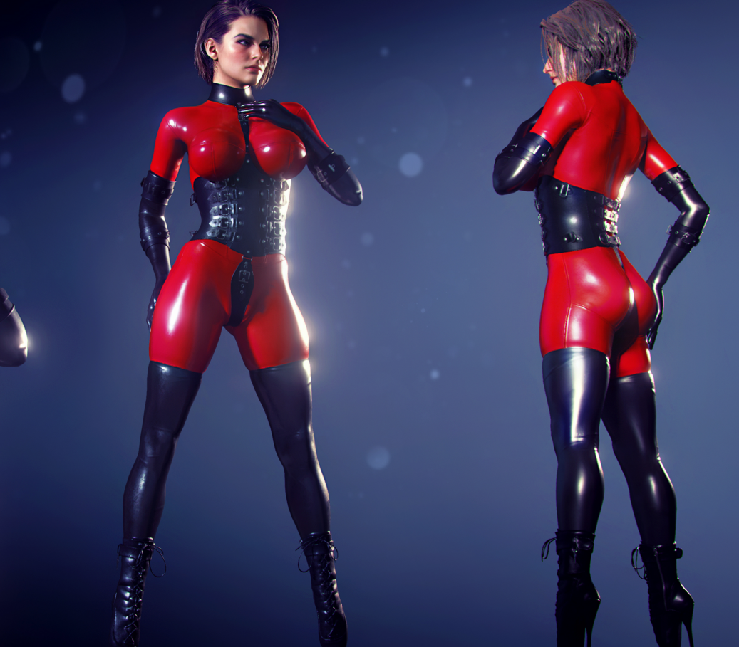 《生化危機3：重制版》吉爾火熱紅色緊身胸衣MOD[僅支持舊版本]