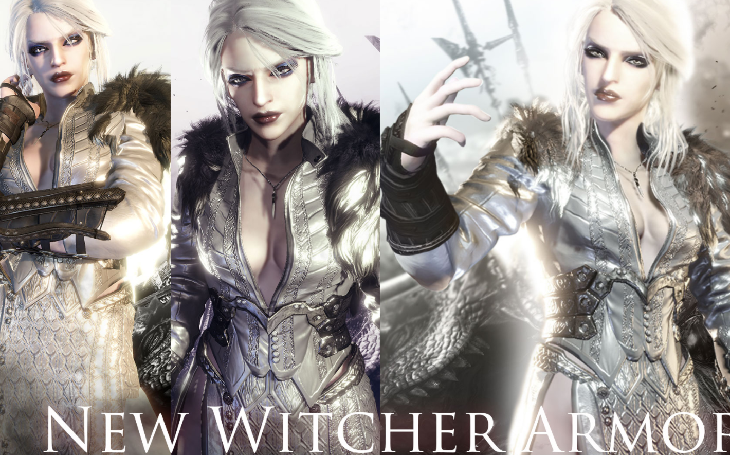 《怪物獵人世界：冰原》性感巫師鎧甲替換蠻顎龍鎧甲MOD