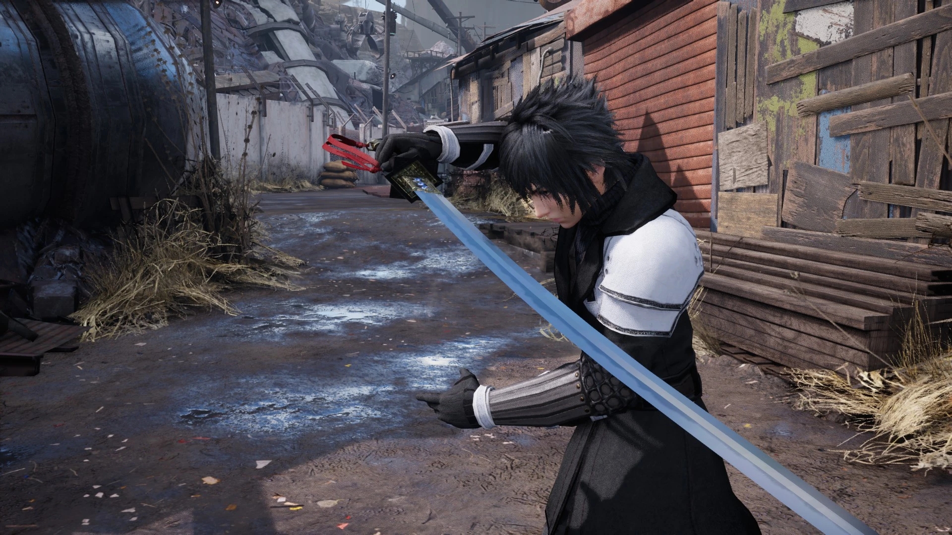 《最終幻想7：重制版》武士刀替換破壞大劍MOD