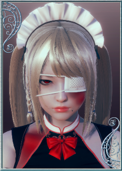 《AI少女》金發紅眼雙馬尾吸血鬼少女MOD
