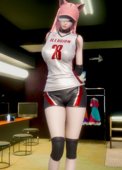 《ROOM Girl》粉發貓耳運動少女MOD