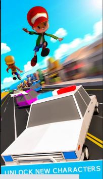 汽車跳躍沖刺