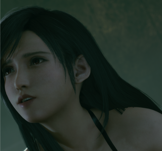 《最終幻想7：重制版》蒂法魅人黑色絲帶連體泳裝MOD