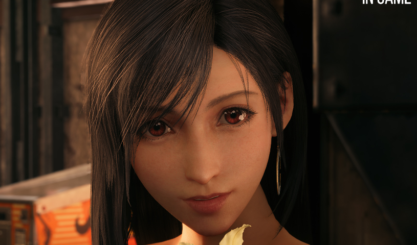 《最終幻想7：重制版》蒂法黑色自由T型褲MOD