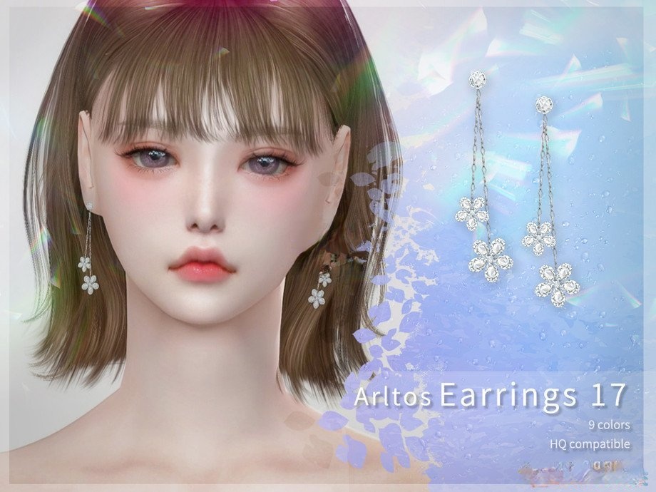 《模擬人生4》鉆石花耳環(huán)MOD