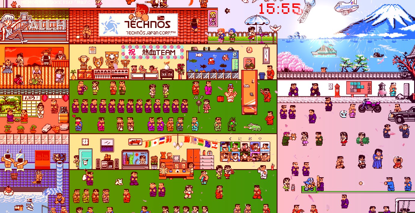 《Wallpaper Engine》FC熱血回憶錄動態壁紙