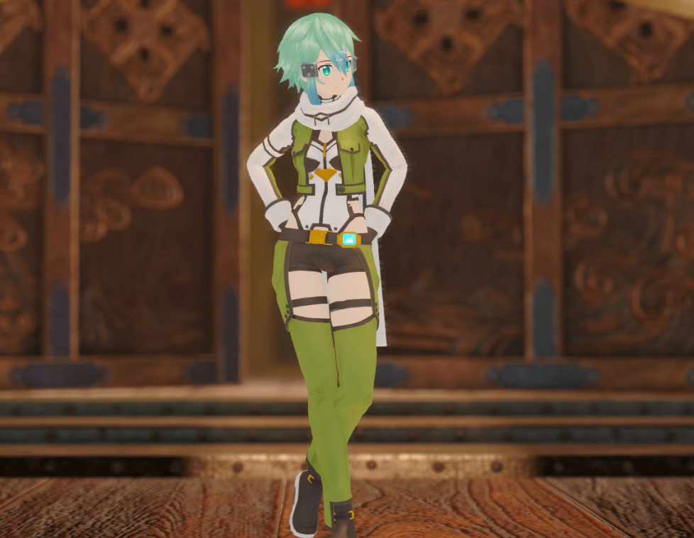 《怪物獵人崛起：曙光》刀劍神域朝田詩乃MOD