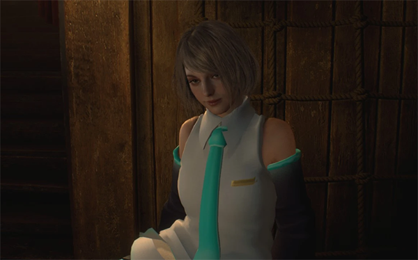 《生化危機4：重制版》阿什莉cos初音未來MOD[正式版]