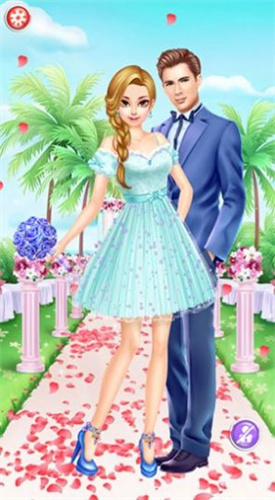公主婚禮換裝和化妝