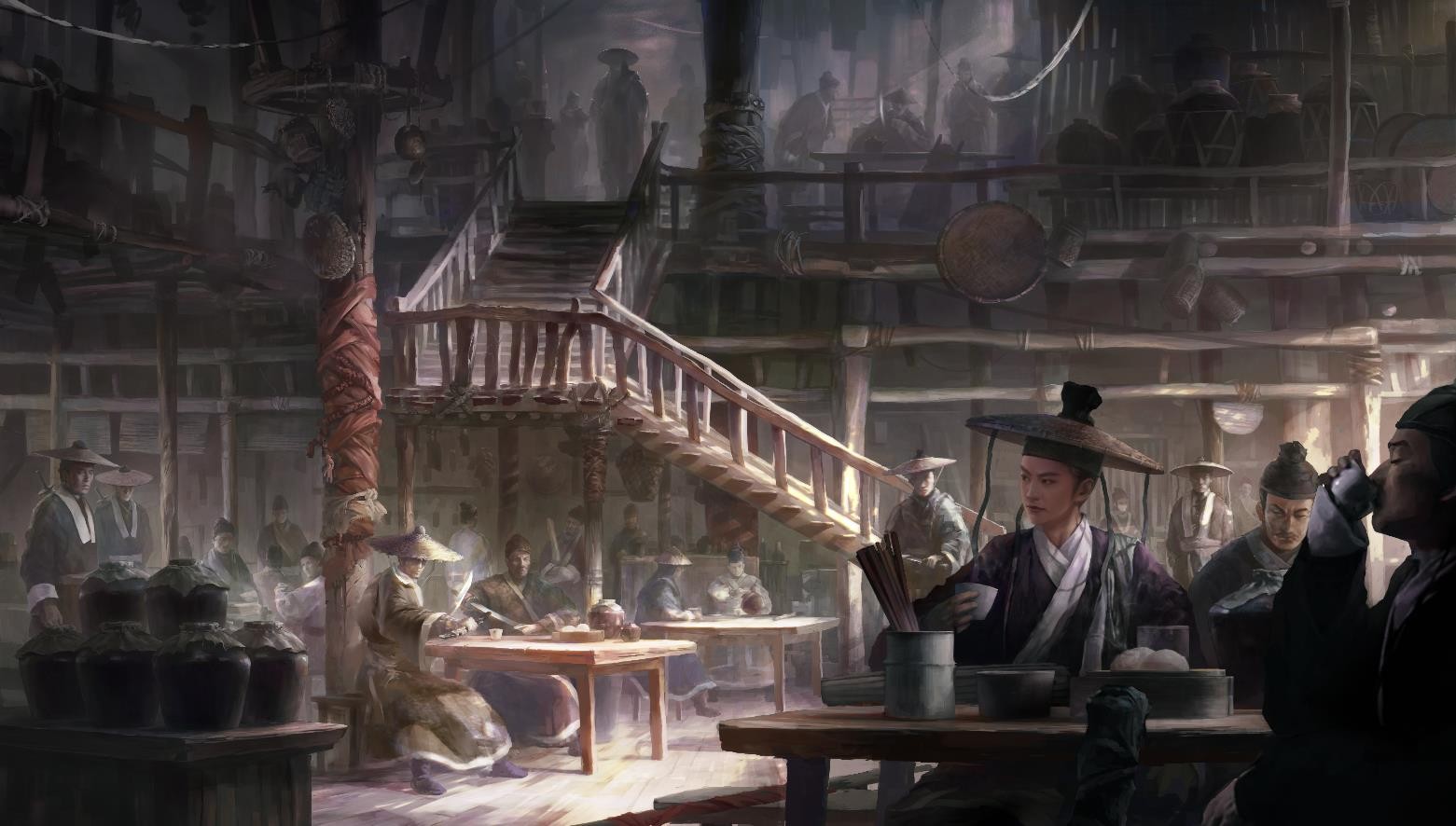《Wallpaper Engine》江湖客棧精美場景繪圖動態壁紙