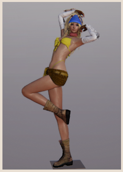 《AI少女》性感金發古銅色皮膚美少女MOD