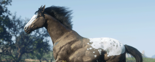 《荒野大鏢客2》Thoroughbreds Pack替換血騮色純血馬MOD