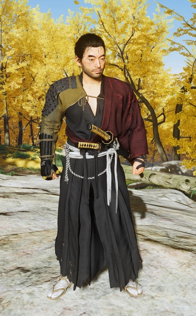 《對馬島之魂：導演剪輯版》鬼滅之刃的繼國緣一服裝MOD