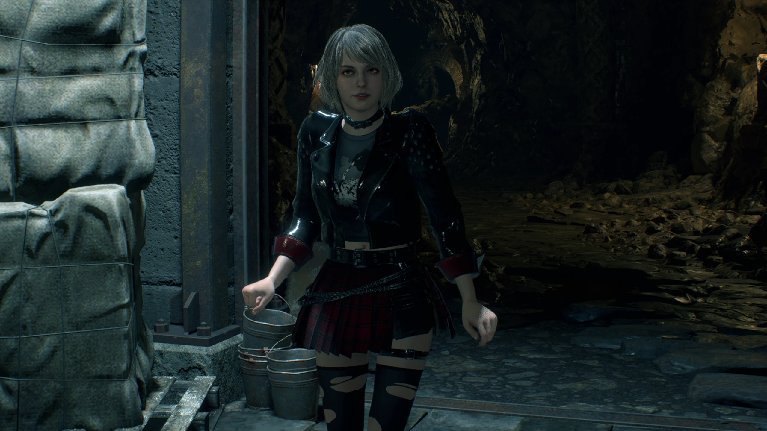 《生化危機4：重制版》阿什莉朋克合奏服MOD
