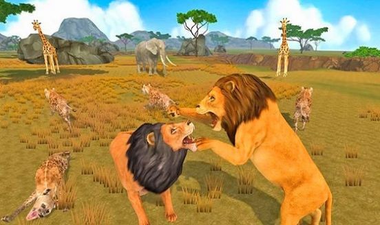 獅子捕獵戰場