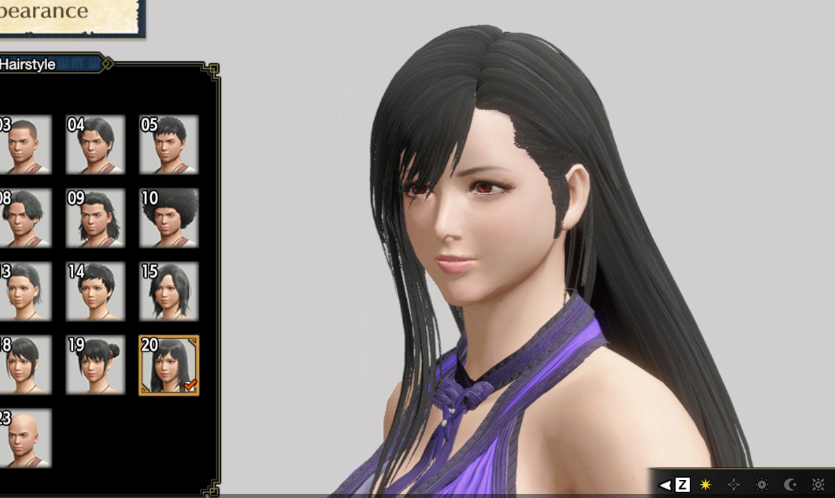 《怪物獵人崛起：曙光》最終幻想7蒂法服裝替換炎火村套MOD
