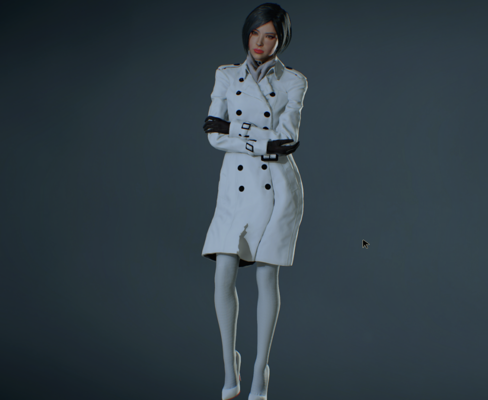 《生化危機2：重制版》艾達蛇蝎美人雪白秋外套MOD[僅支持舊版本]