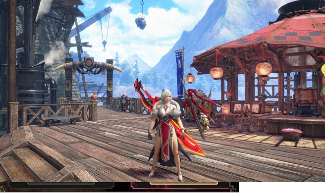 《怪物獵人崛起：曙光》崩壞3無量塔姬子旗袍裝MOD
