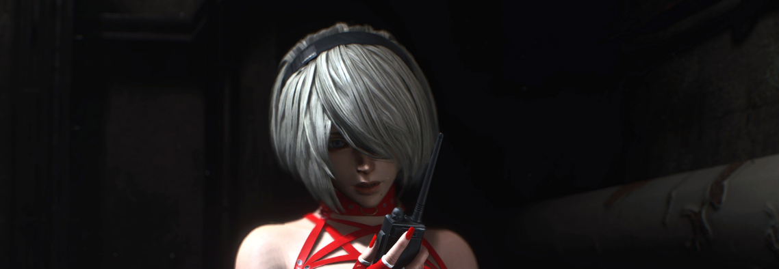 《生化危機2：重制版》艾達絕美2B黑暗追獵者MOD[僅支持舊版本]