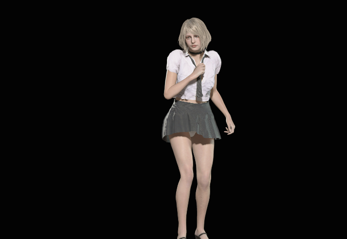 《生化危機4：重制版》阿什莉清純校園裝無絲襪MOD[正式版]