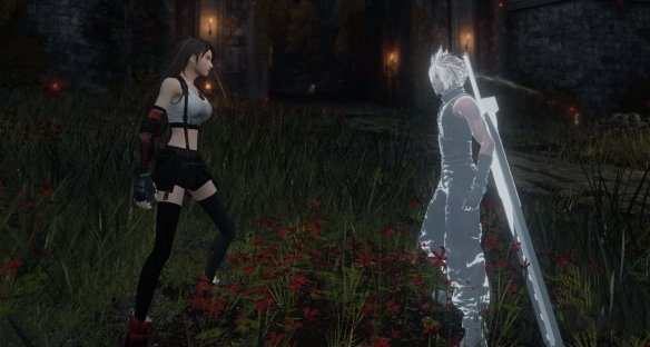 《艾爾登法環(huán)》最終幻想7重制版精美蒂法和克勞德外觀仿生淚滴MOD